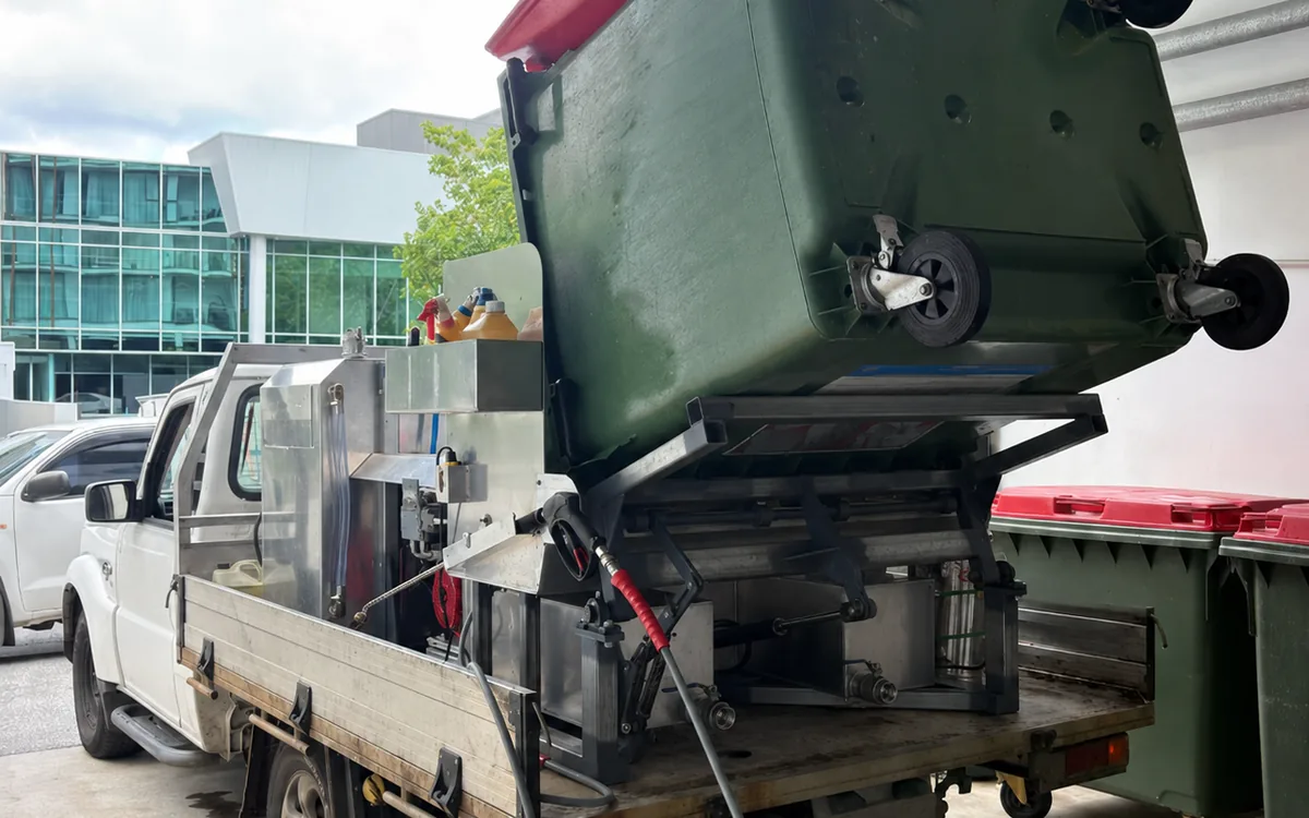 Bin cleaning and waste area hygiene service
